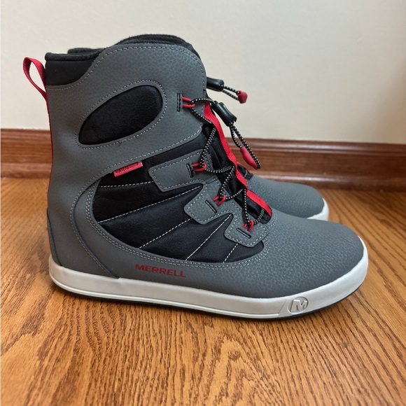 Merrell Snowbank WP Winter Boots Boys size 7 - Picture 1 of 9